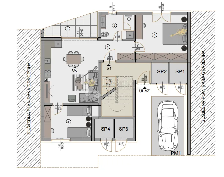 novogradnja pula - 79 m2, prizemlje sa vrtom (z3s1) - slika 2
