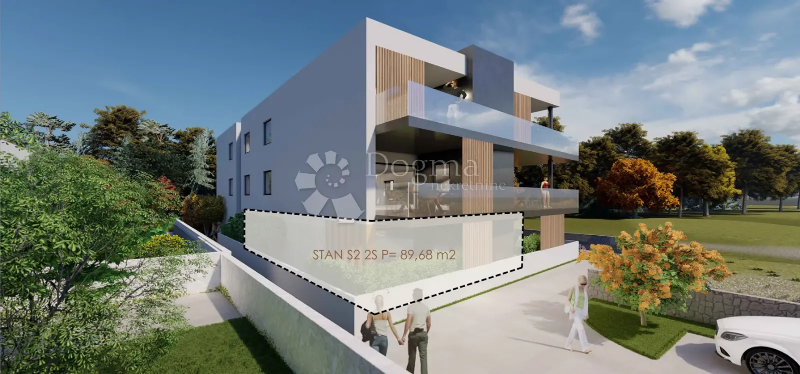 trosoban stan 89,68 m2-privlaka-mletak novogradnja - slika 1