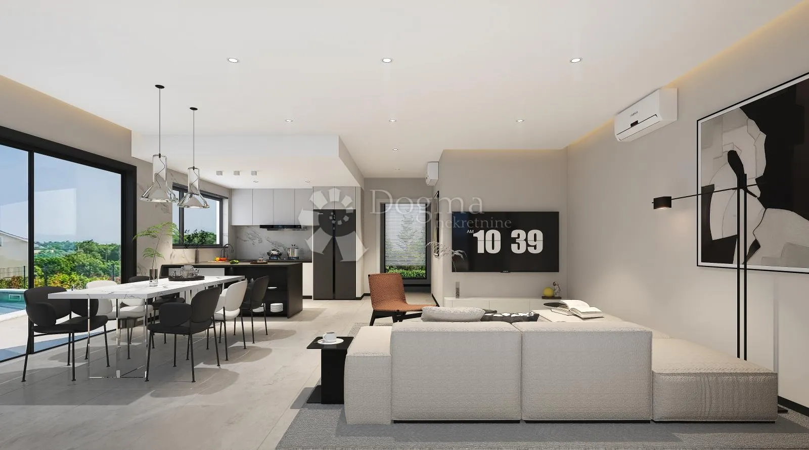 novogradnja – vila, 140 m2, 3ss, bazen, pogled na more - slika 13