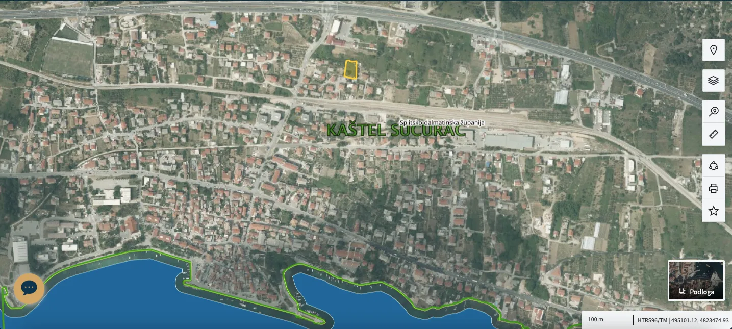 građevinsko zemljište - top lokacija - kaštel sućurac - slika 6