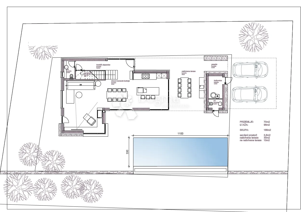 prekrasna villa sa bazenom, mediteranskog dizajna - slika 7