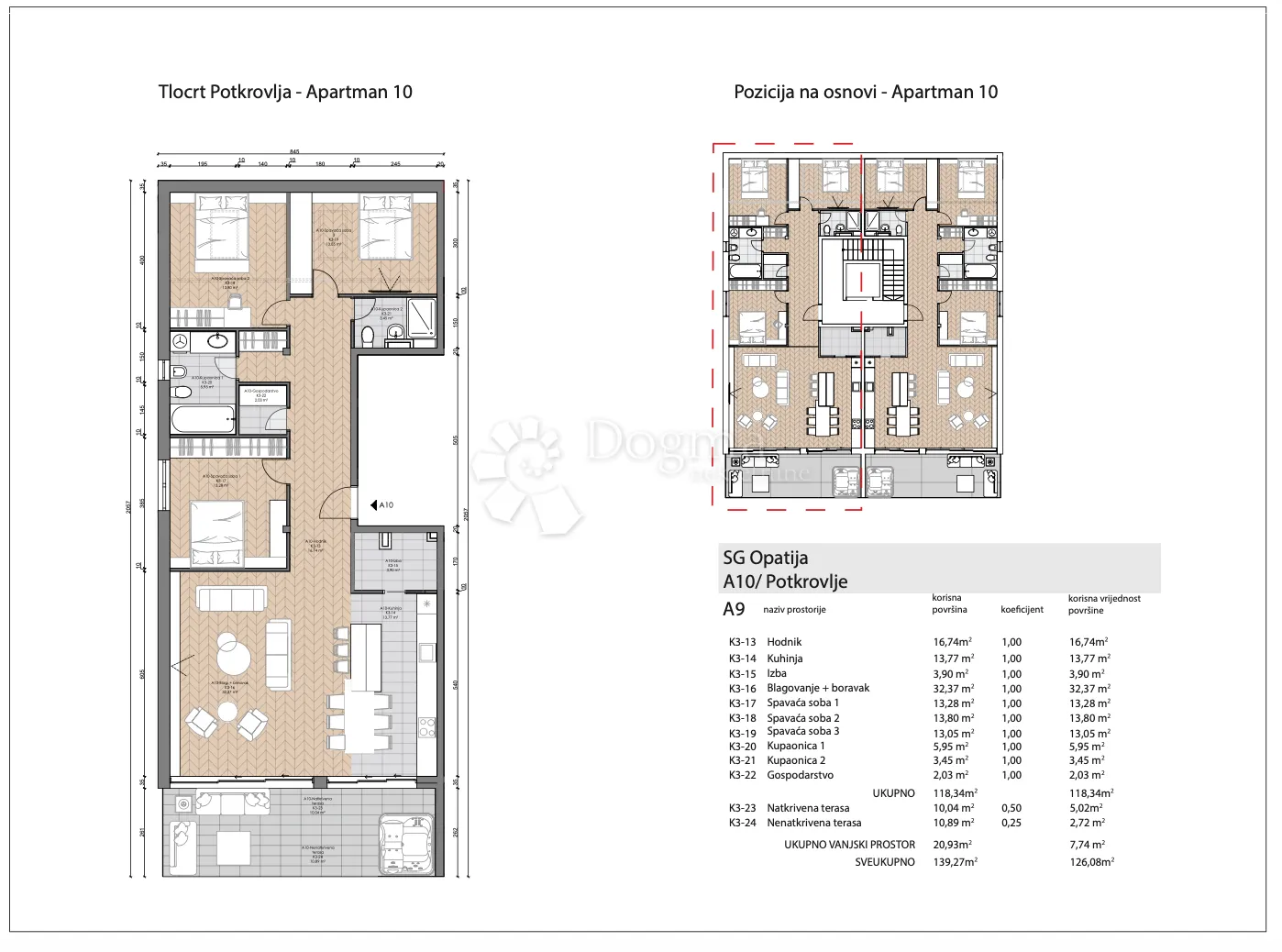 opatija – stan- 3. kat s terasom od 20 m² i pogledom na more - slika 5