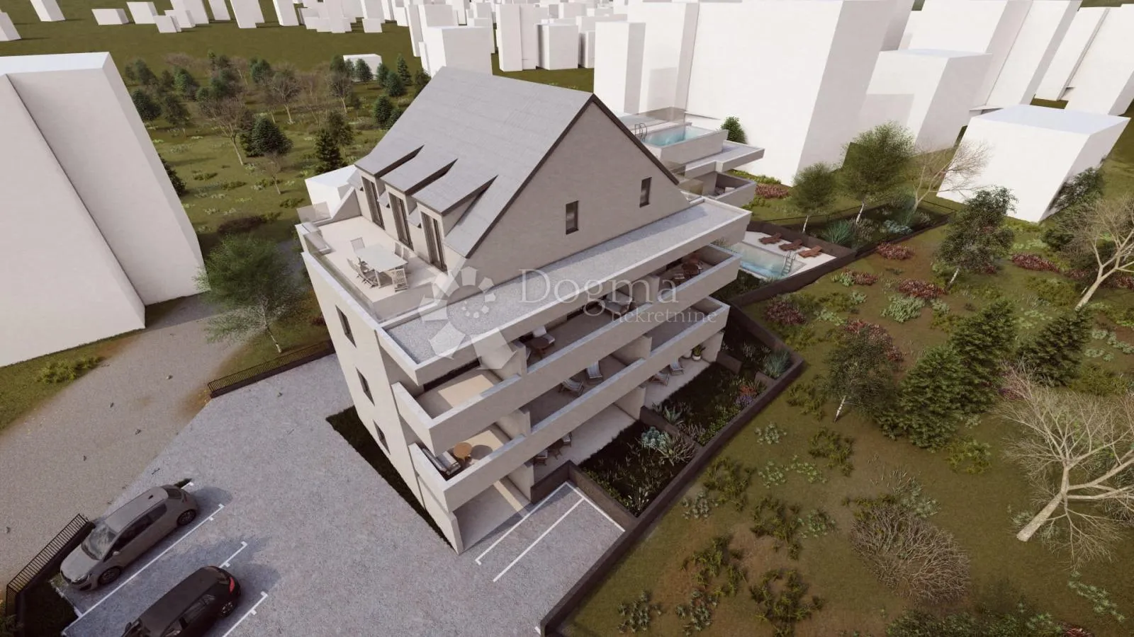 rogoznica- penthouse s privatnim bazenom na terasi - slika 6