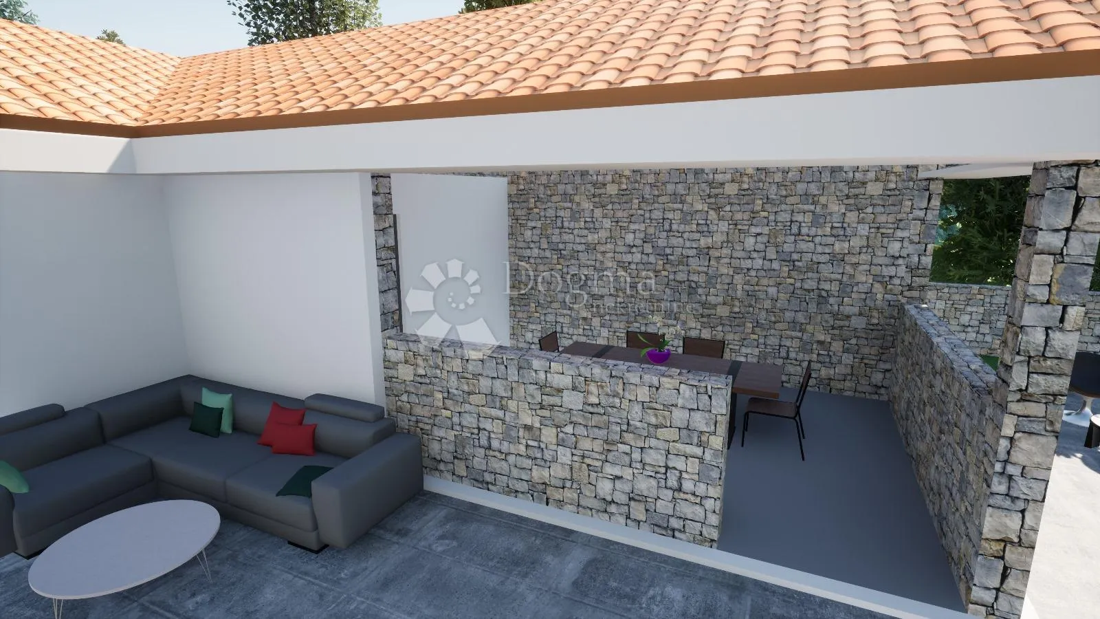 žminj. građevinsko zemljište sa projektom i građevinskom dozvolom - slika 6