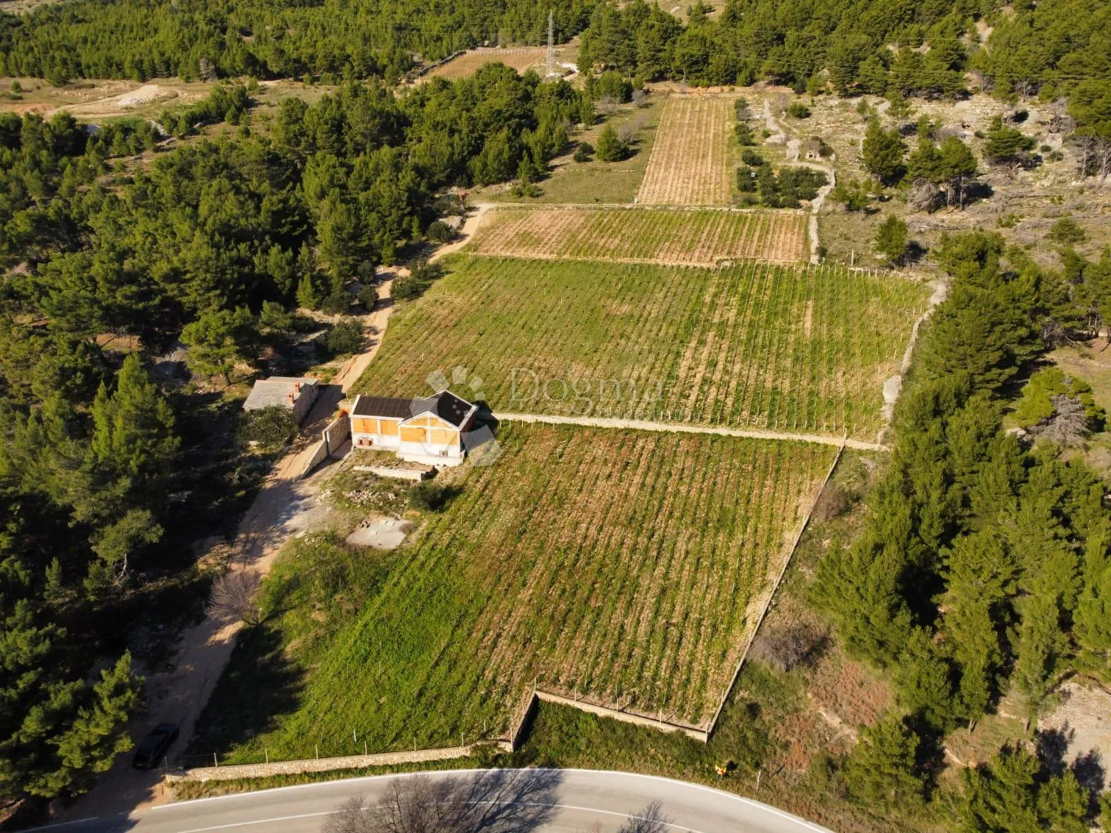 bol 2 kuće + vinograd od 9614m2 s top pogledom - slika 5
