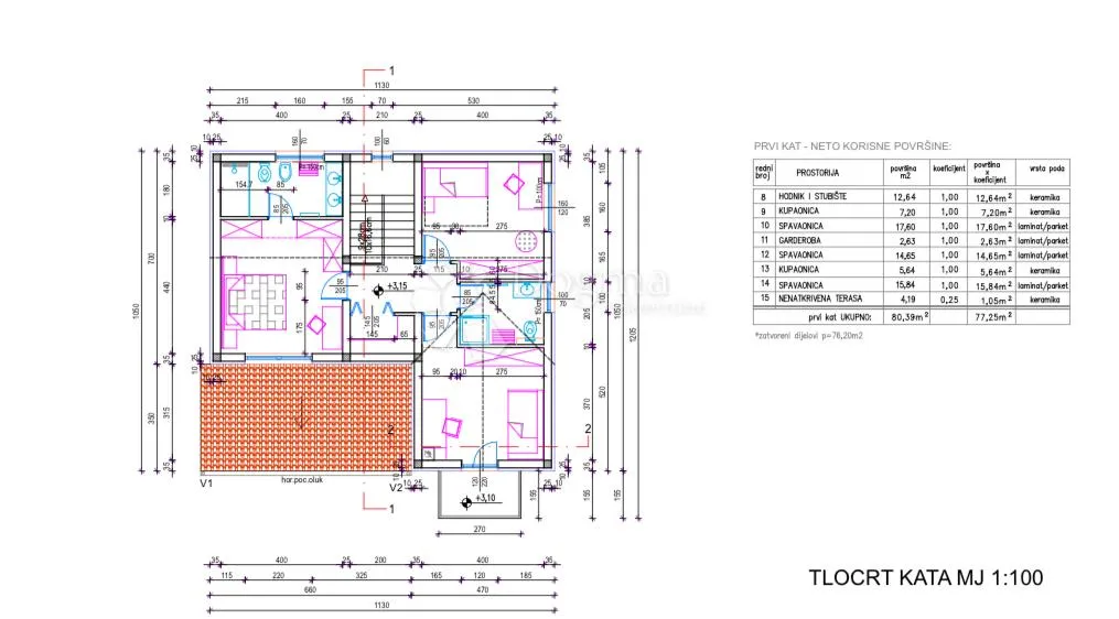 kuća s bazenom u marčani – 175 m², mirna lokacija - slika 5