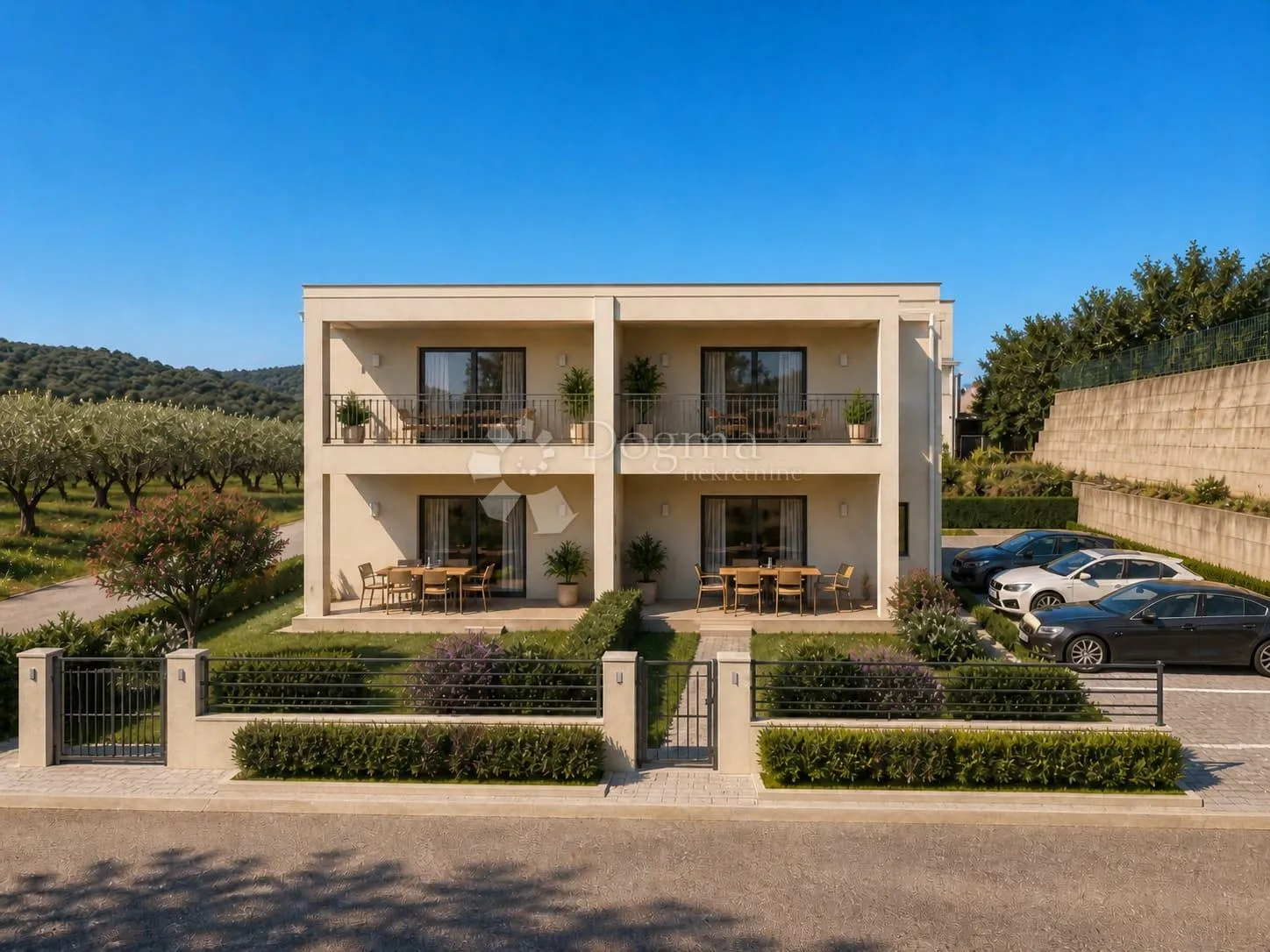 OTOK RAB, KAMPOR - Moderni stanovi u novogradnji. PRILIKA 3200 EUR/m2. Dvosobni stan u prizemlju sa okućnicom - Kampor, Rab