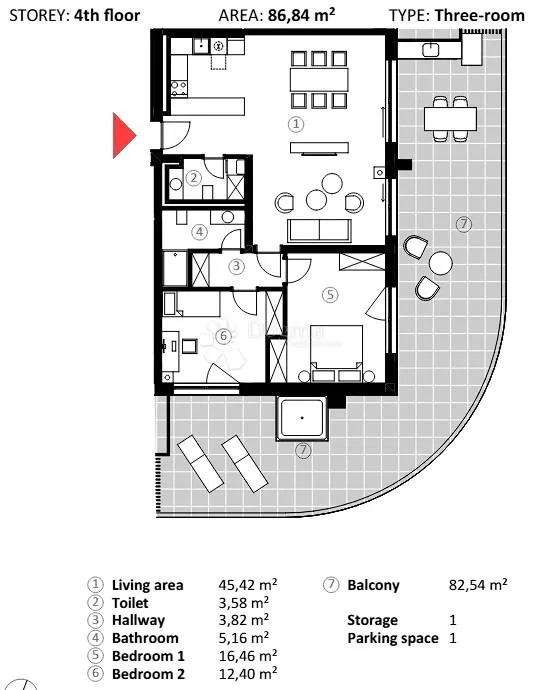 umag, luksuzan penthouse 600 metara od mora - slika 2