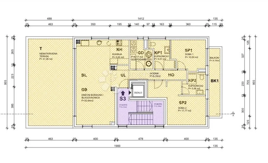 impresivni penthouse liftom i terasom - moguće useljenje - slika 10