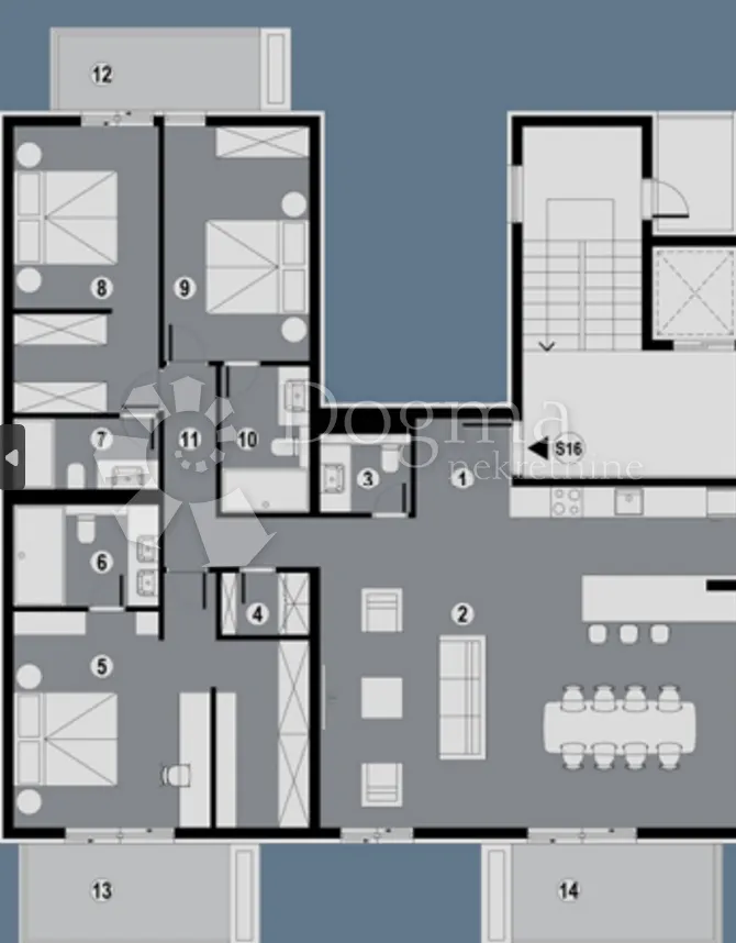 penthouse s16- okrug gornji - slika 4