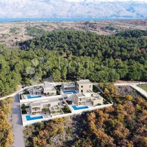 ekskluzivna vila u ražancu – bazen+panoramski pogled na jadran - slika 20
