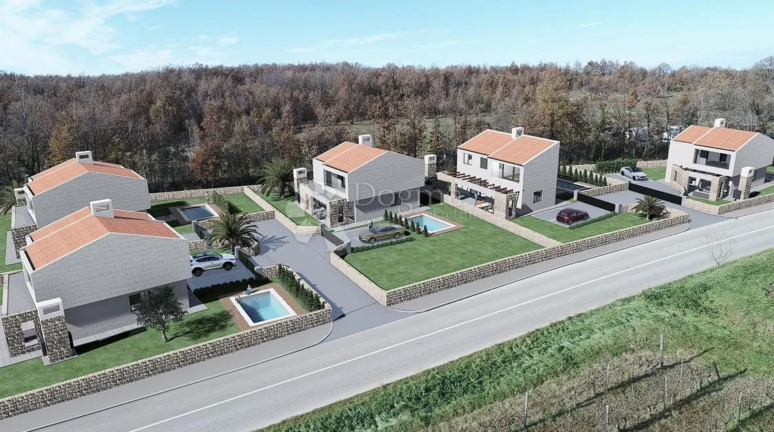 okolica barbana, prekrasno zemljište s idejnim projektom - slika 10