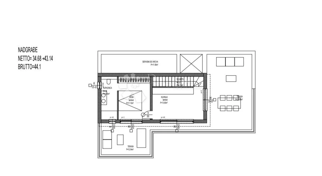 građevinsko zemljište s projektom za villu - slika 10