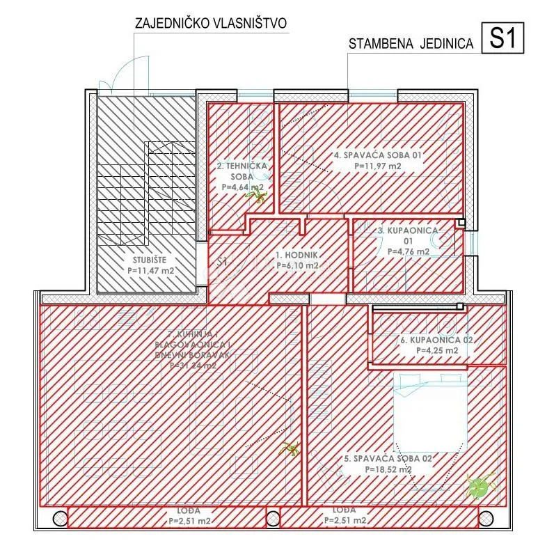 diklo, zadar - z3s1 u prizmelju u mirnom dijelu dikla - slika 13