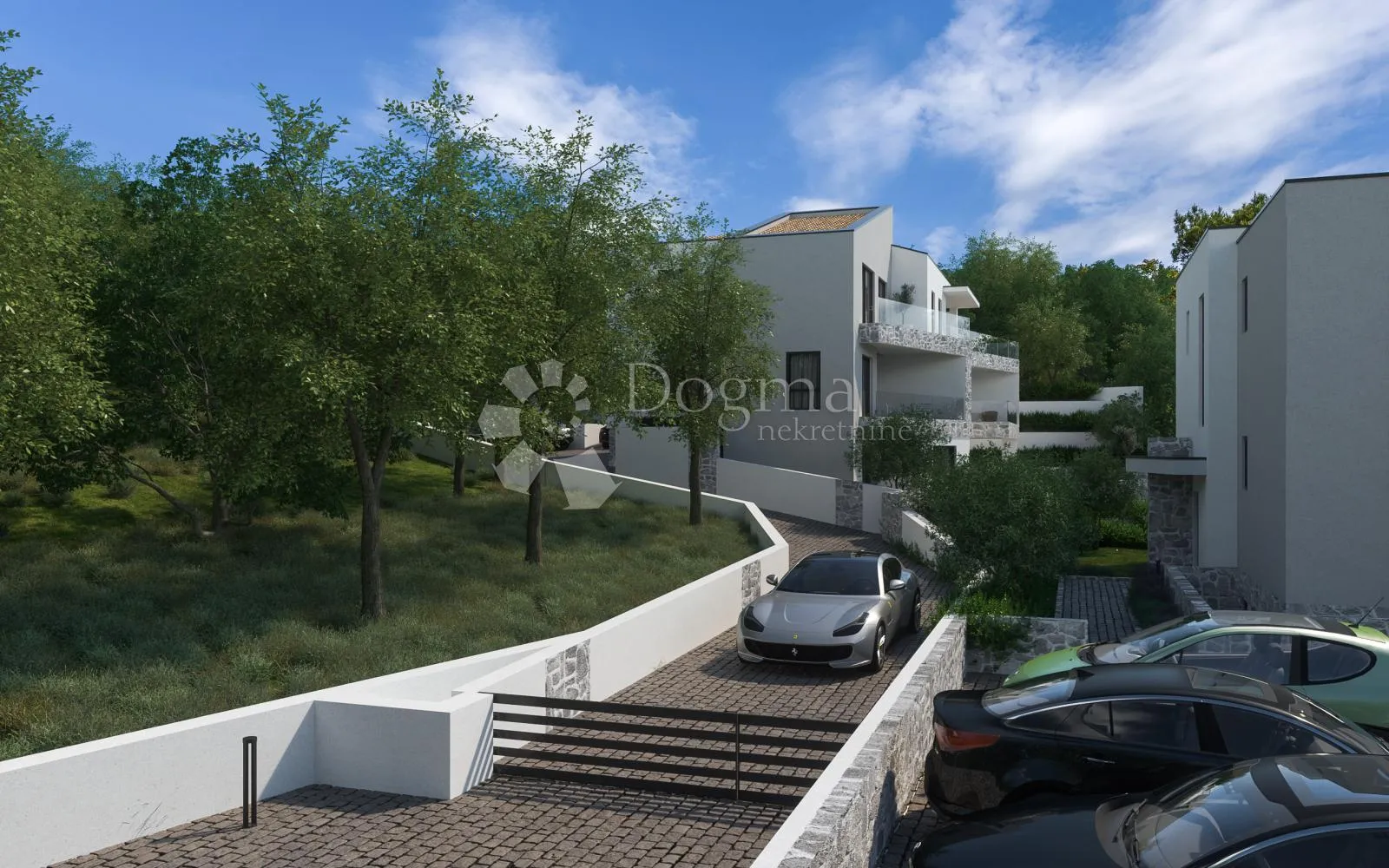 vrbnik, apartman sa bazenom 50 m od mora - slika 3