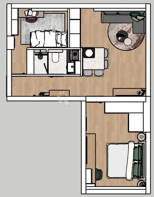 trnsko novi zagreb kompletno renovirani trosoban stan 50m2 - slika 12