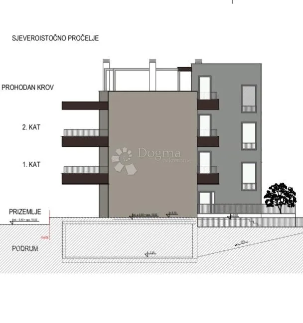 sukošan-stan s4 s terasom –novogradnja - slika 5