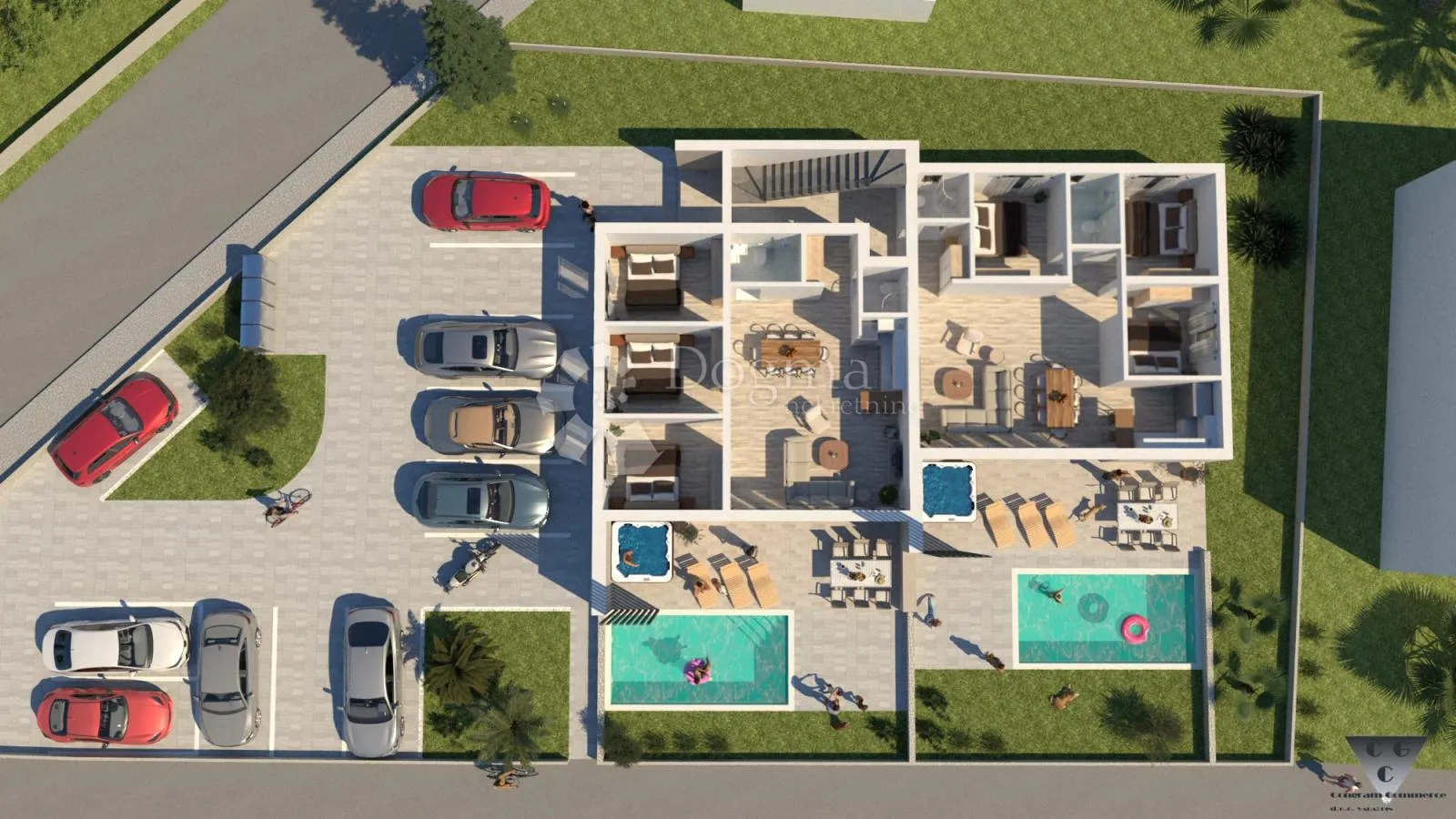 apartman na zadnjoj etaži s krovnom terasom i pogledom na more - slika 19