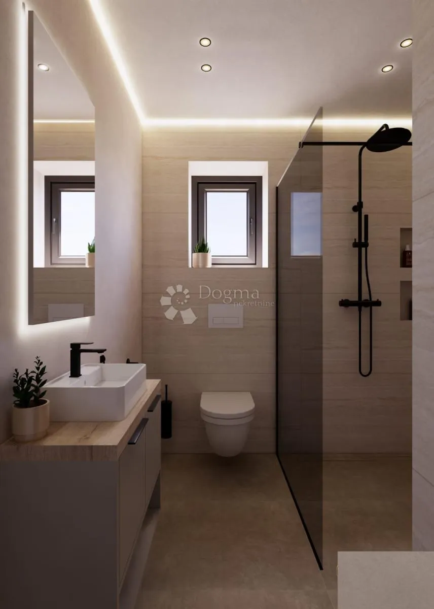 seget donji, ekskluzivan stan s vrtom 142,80m2 i pogledom na more / novogradnja u izgradnji, stan a2 - slika 15