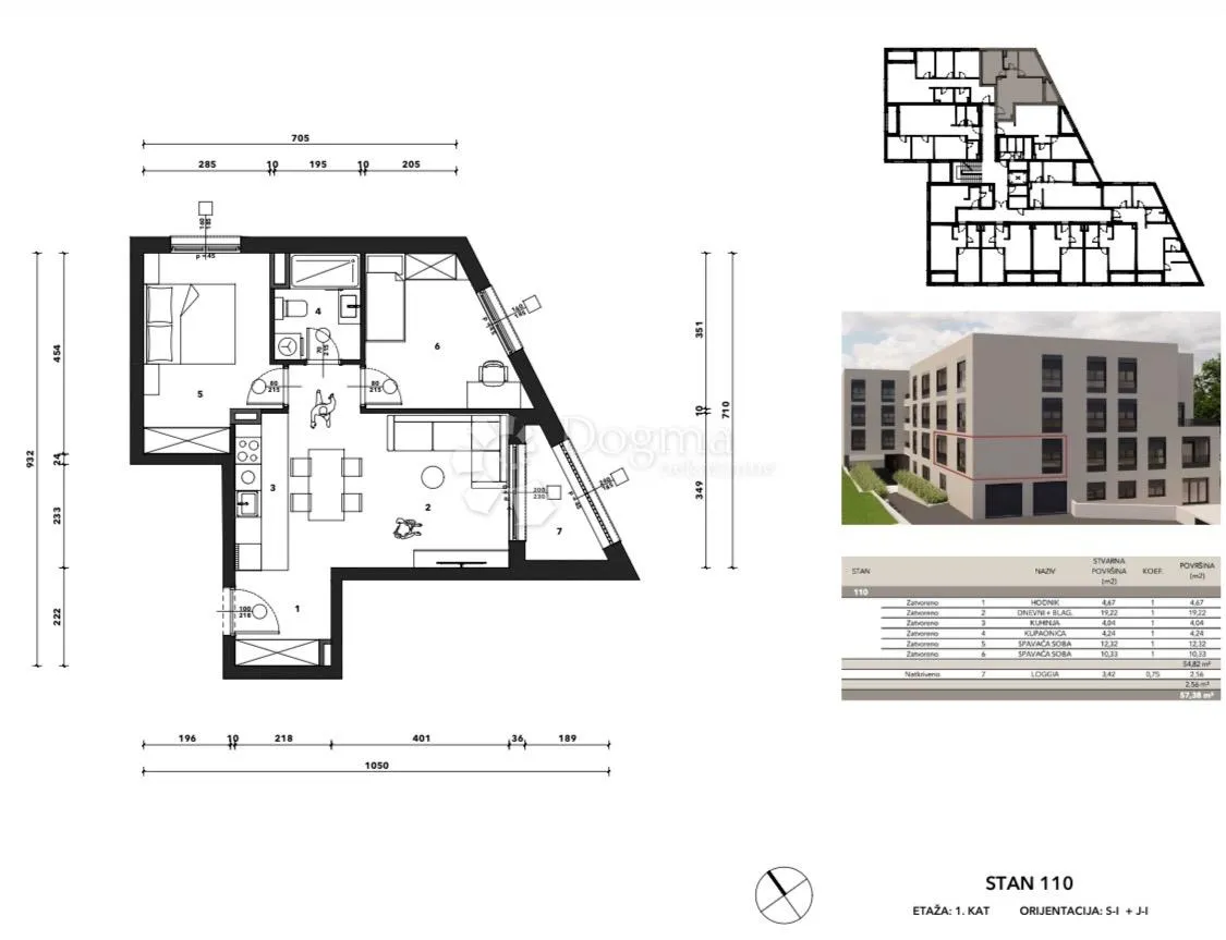 s110 - črnomerec -mandalićina - nova rezidencija od 30 do 107 m2 - slika 5