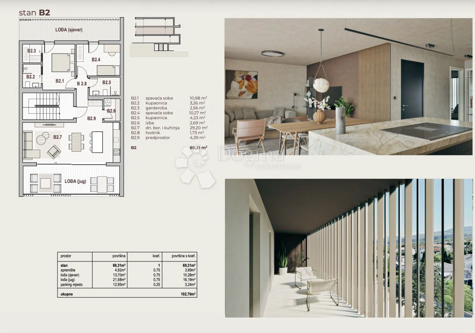 view residences b-3 30m od mora - slika 11