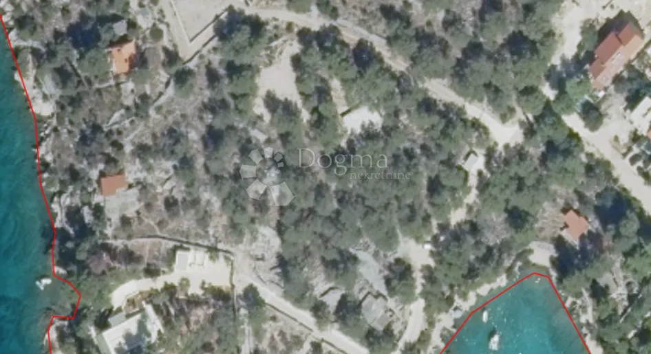 prvi red do mora, poljoprivredno zemljište i kuća, milna - slika 2