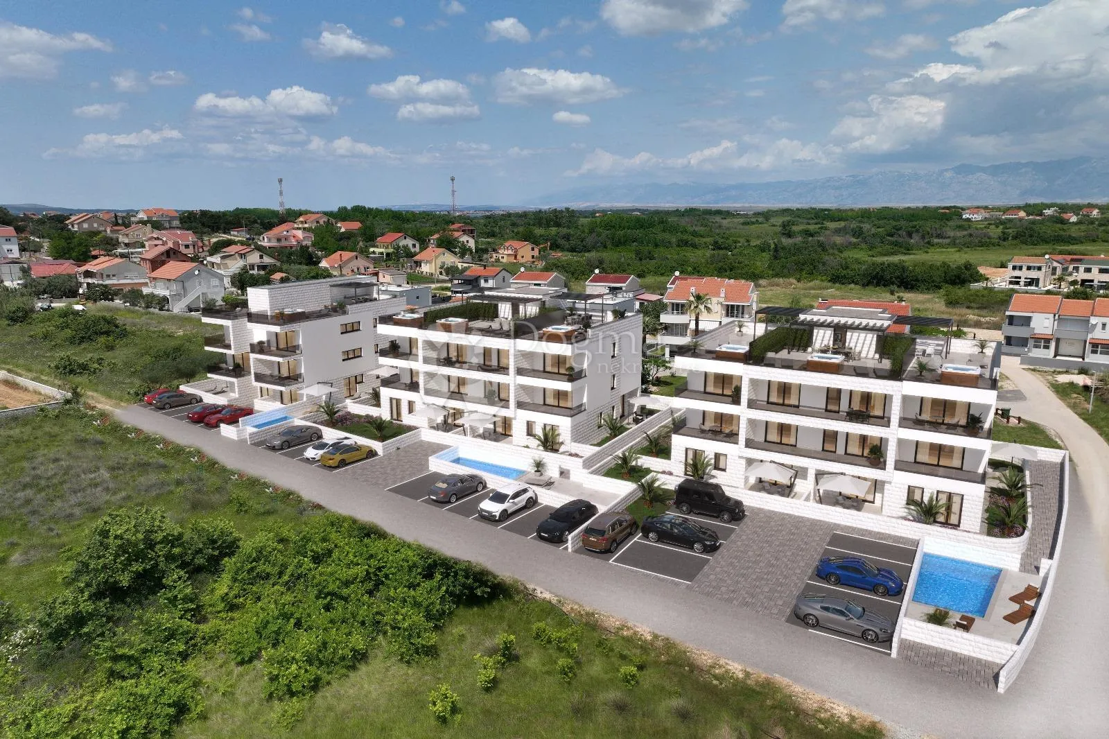 moderna novogradnja 70m od mora - slika 3