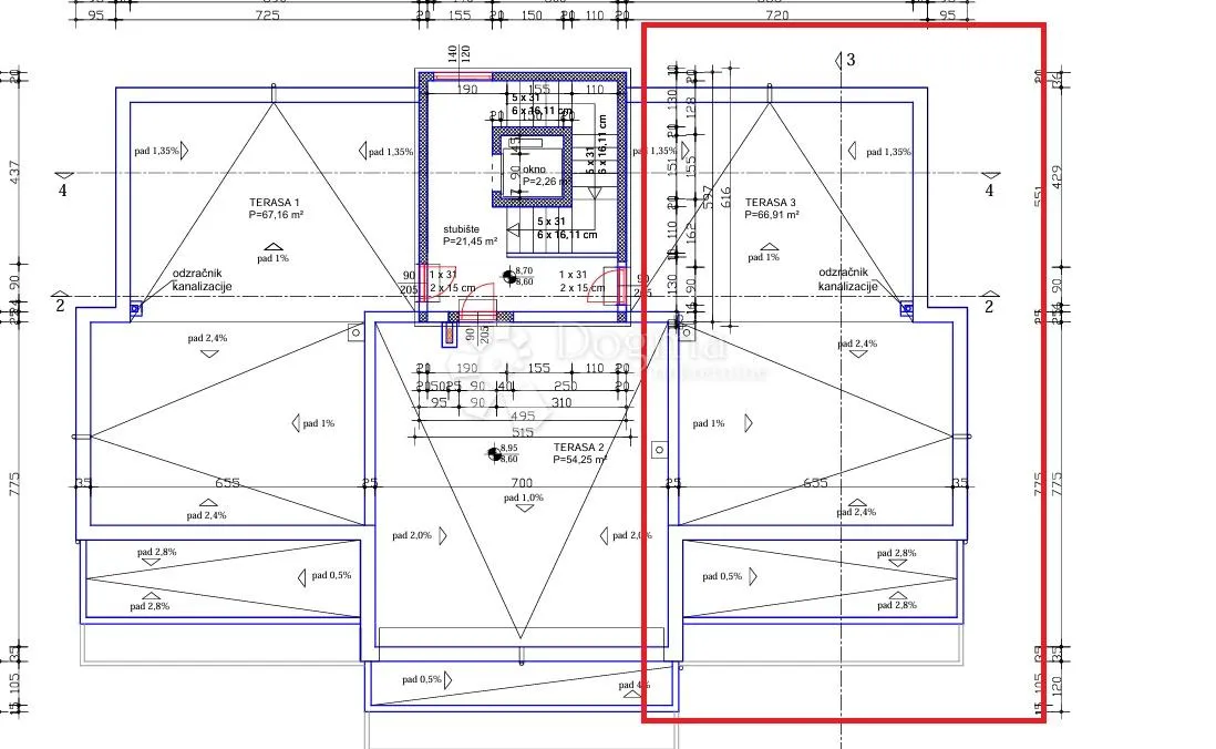 turanj - penthouse s pogledom na more - slika 49