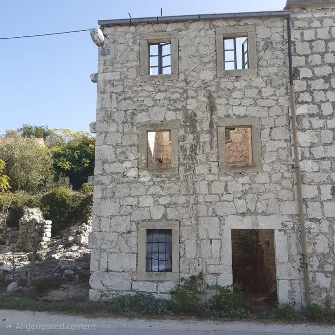 kamena kuća za renovaciju s okućnicom - blizina pelješkog mosta - slika 2
