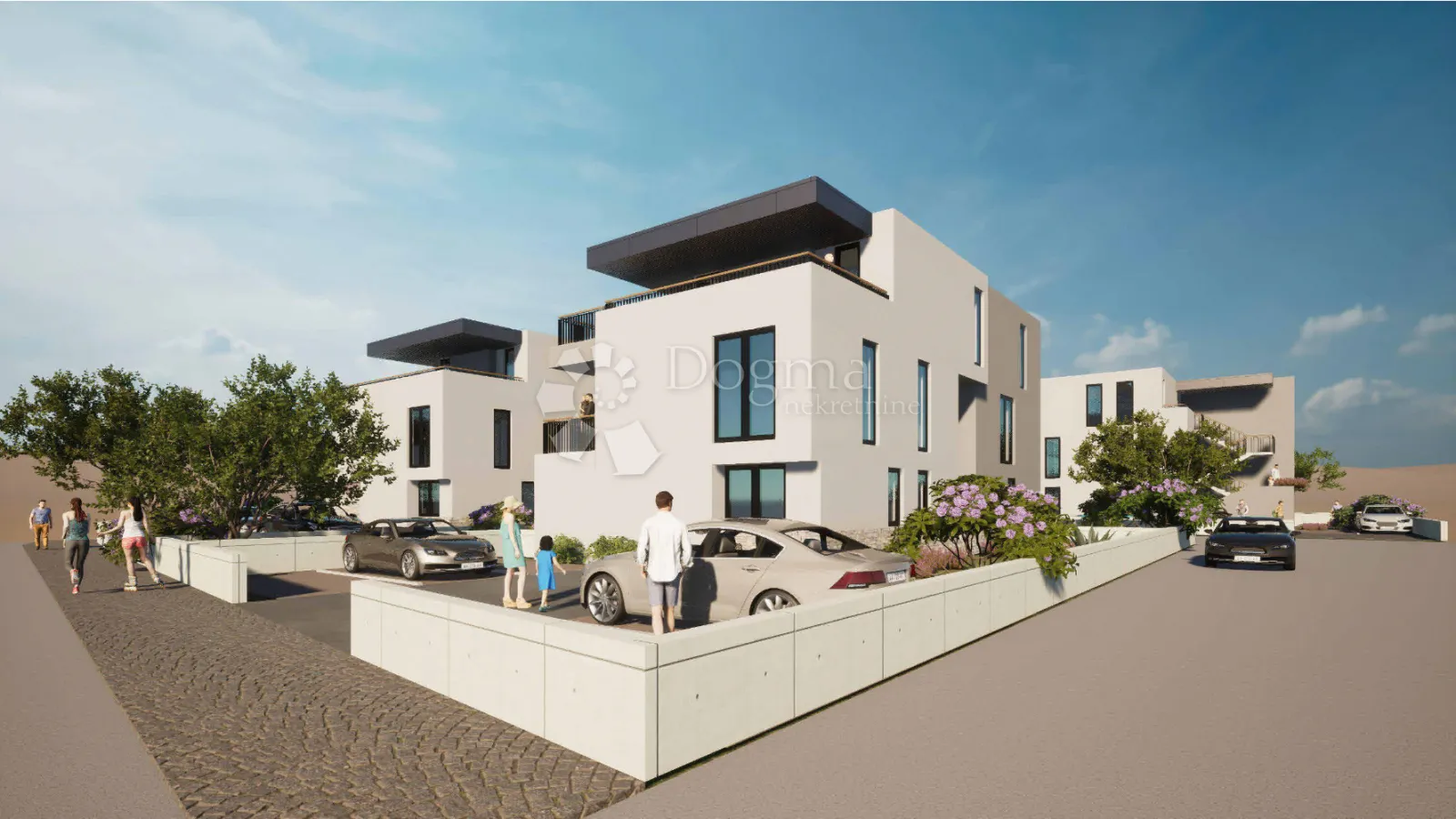 a1.4 – kaštel novi; novogradnja, dvoetažni penthouse, 3s, 2 terase (61 m²), pogled na more, parking, odlična lokacija - slika 11