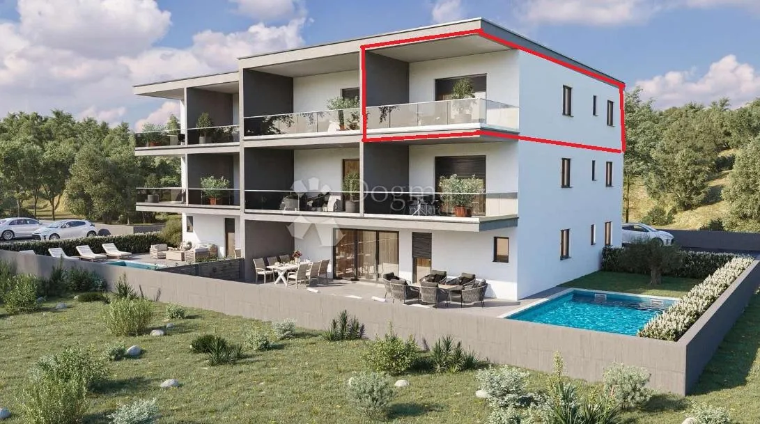 novigrad, stan pogled na more, 2 spavaće sobe - slika 1