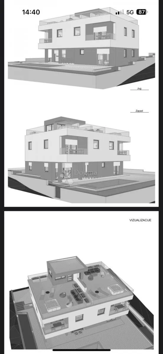 maslenica- građevinsko zemljište s projektom - slika 4