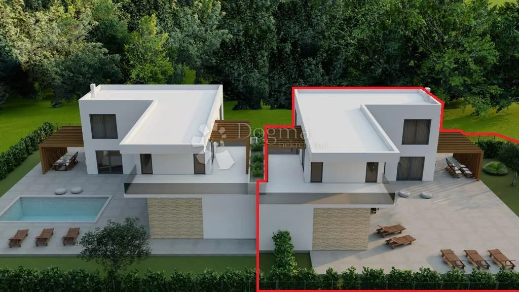 poreč - luksuzna dvojna vila s 4 spavaće sobe i bazenom - slika 2