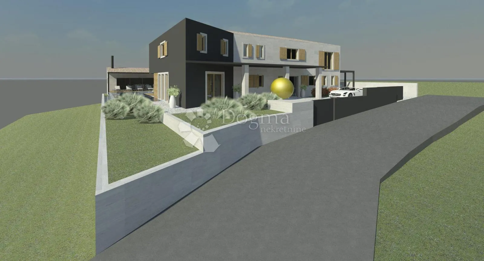 buje, atraktivno građevinsko zemljište s gotovim projektom - slika 5
