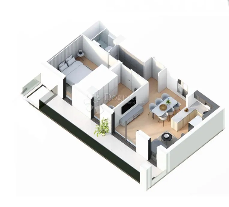 penthouse kod city centra east - slika 1