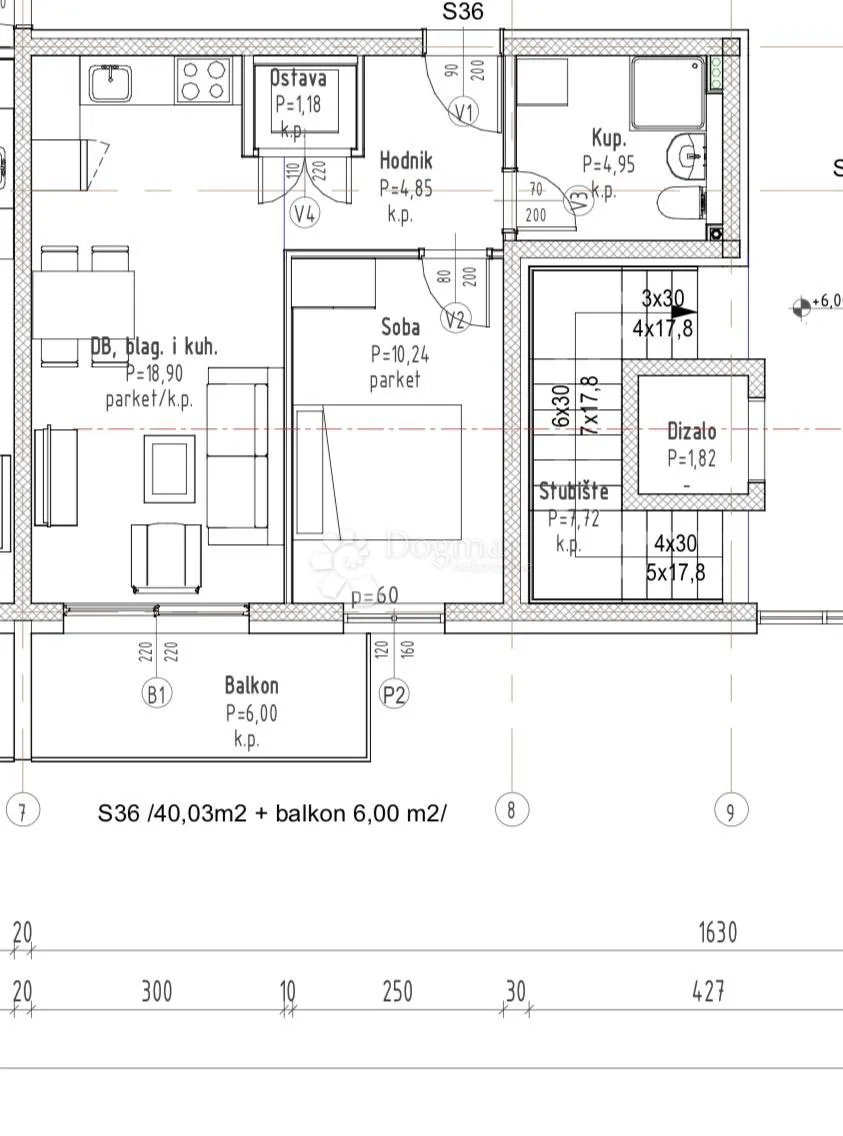 s36-novogradnja - gradići - od 3.000€ po m2 - vl.gor - slika 2