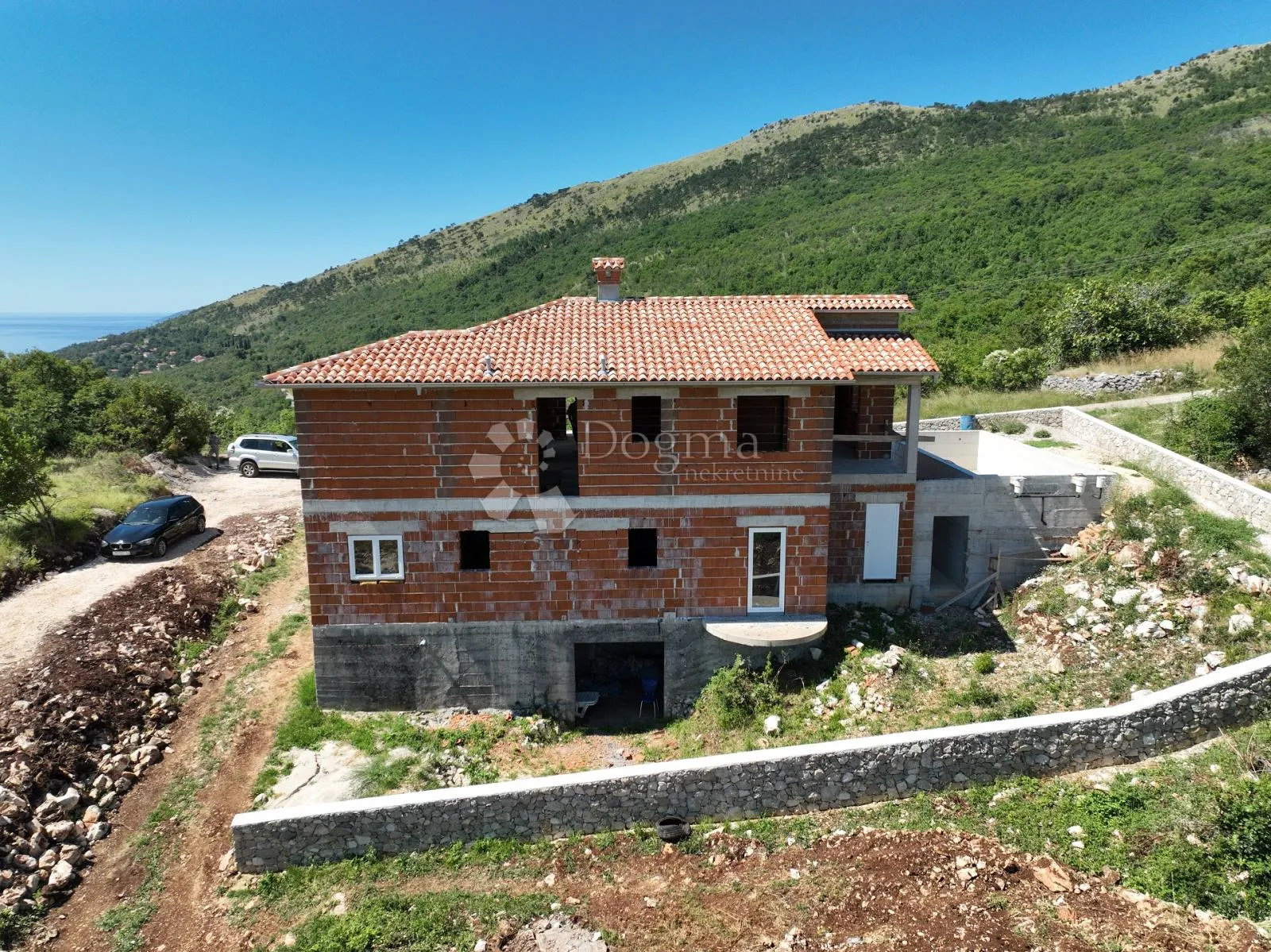kuća u izgradnji s pogledom na more - slika 5
