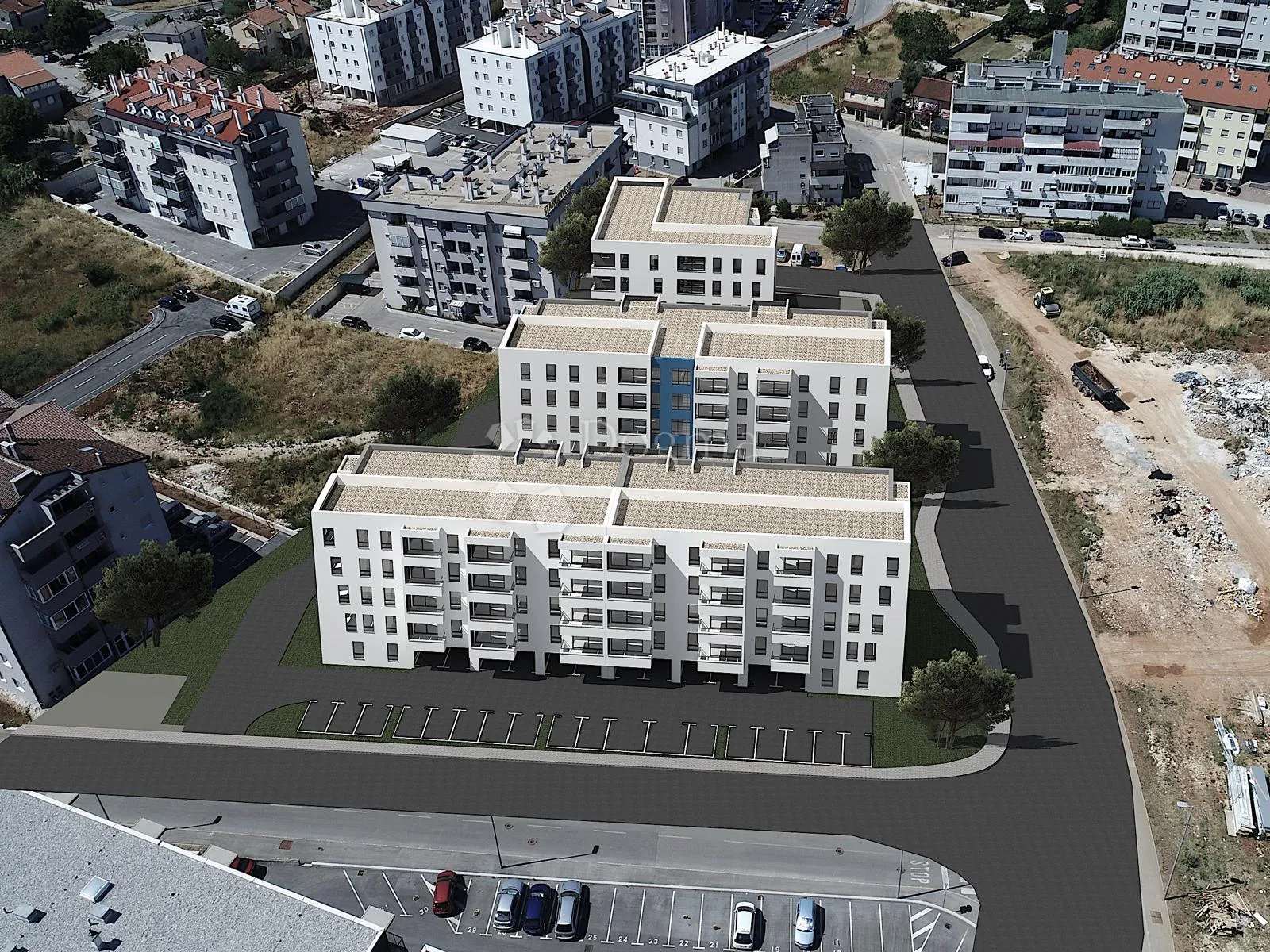 jednosoban stan 45,5m2 u novogradnji - monvidal - slika 1