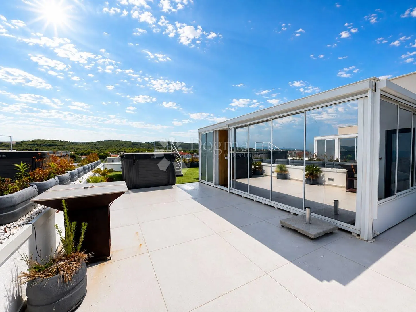 bibinje - prestižni penthouse - 1.red do mora, 179,10 m2 - slika 39