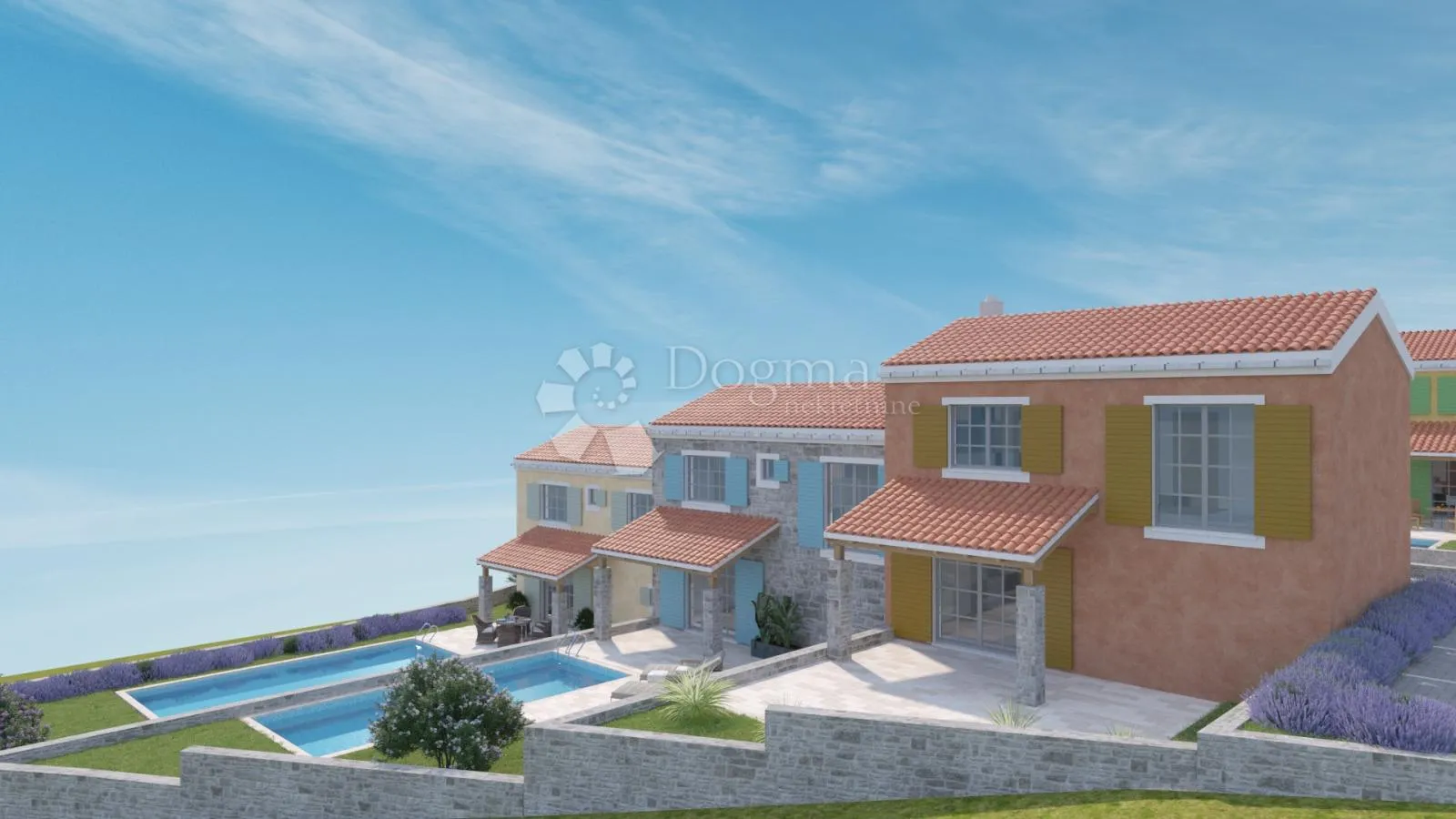 dvojna villa sa prekrasnim pogledom i bazenom - slika 8