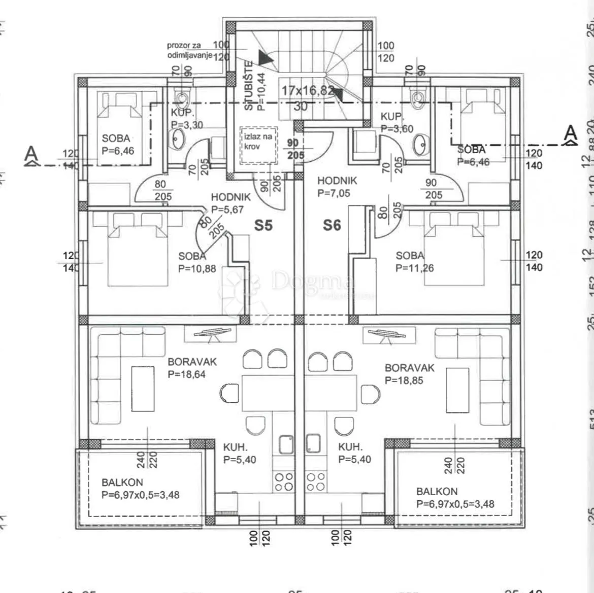 stan 53,73m2 novogradnja, povile, novi vinodolski - slika 15