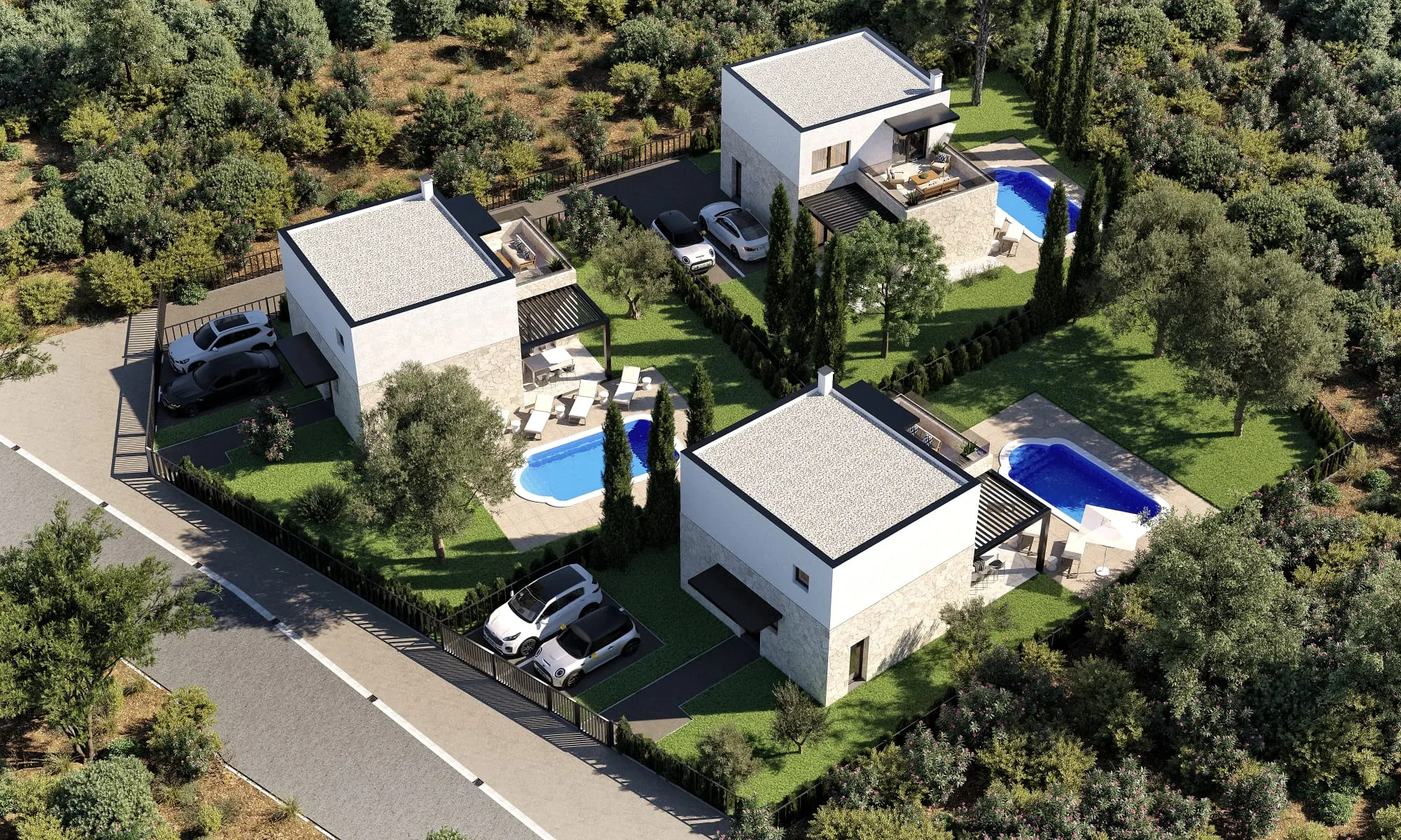 lukoran - kuća s bazenom i pogledom na more v3 - slika 6