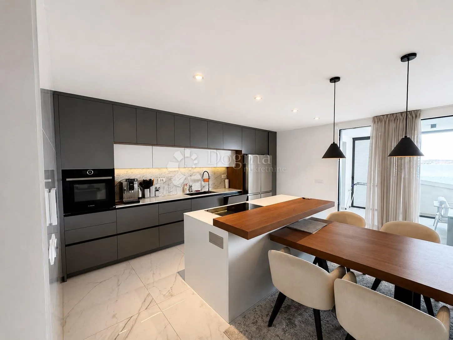 bibinje - prestižni penthouse - 1.red do mora, 179,10 m2 - slika 20