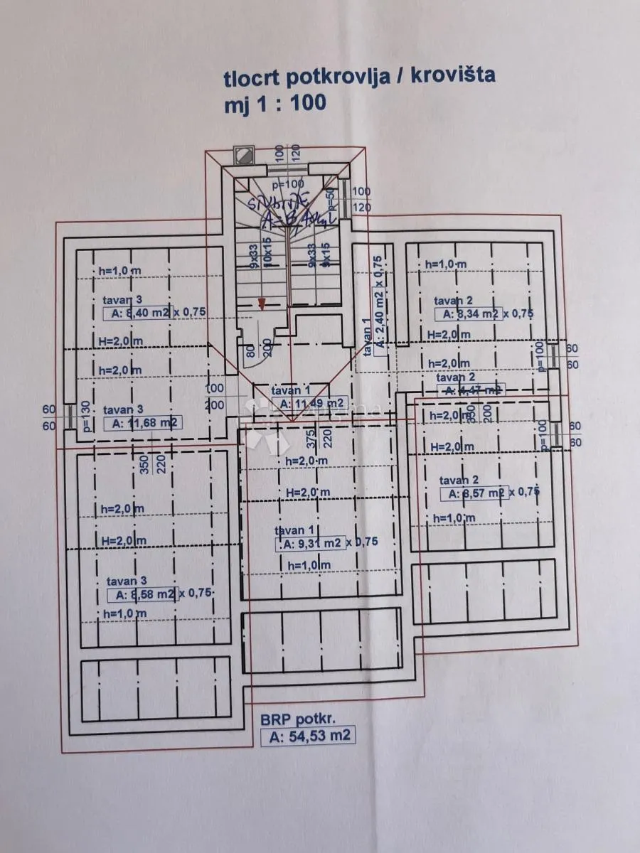 luksuzna kuća s bazenom i apartmanima na rabu - slika 31