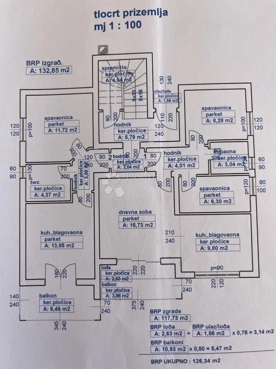 luksuzna kuća s bazenom i apartmanima na rabu - slika 28