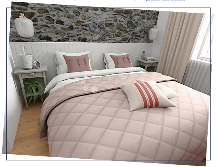 obnovljena kamena villa s bazenom i pogledom, supetar - slika 13