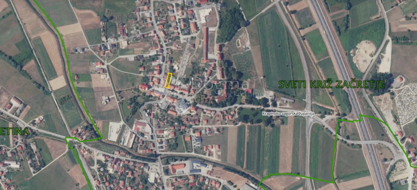građevinsko zemljište 698m² u centru sv. križ začretja! - slika 4