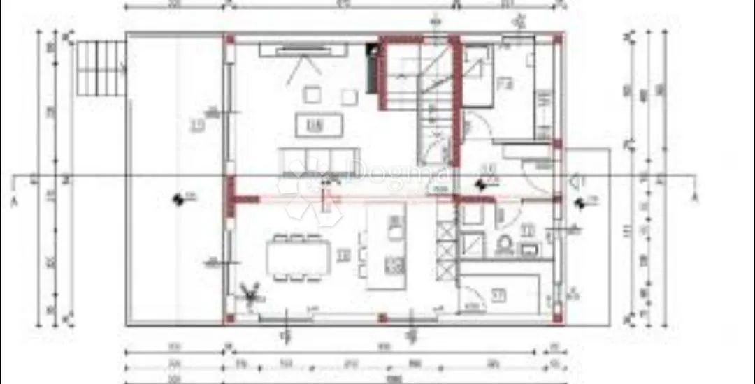 villa sa bazenom i teniskim terenom, podstrana - slika 23