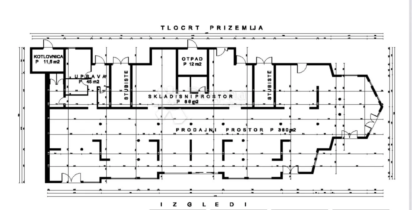 sanski most, atraktivni poslovni prostor, 504,87 m2 - slika 5