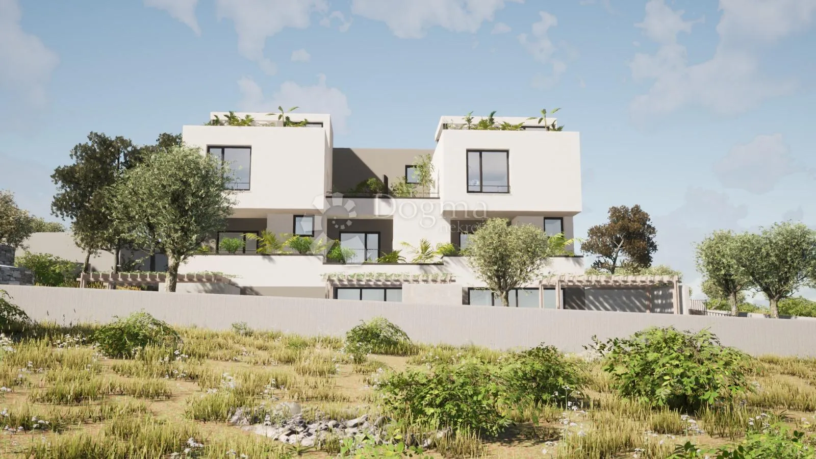 vodice - s5 dvoetažni penthouse na 1. i 2. katu s vrtom i krovnom terasom, 159,01 m2 netto - slika 13